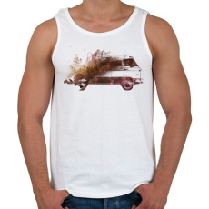 PRINTFASHION Drive me back home - Férfi atléta - Fehér