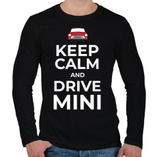 PRINTFASHION DRIVE MINI - Férfi hosszú ujjú póló - Fekete