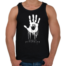 PRINTFASHION DS Hand - Férfi atléta - Fekete atléta, trikó