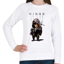 PRINTFASHION DS Higgs - Női pulóver - Fehér női pulóver, kardigán