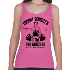 PRINTFASHION DS Hit the gym - Női atléta - Rózsaszín női trikó