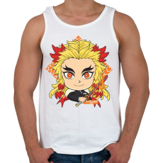 PRINTFASHION DS Kyojuro - Férfi atléta - Fehér