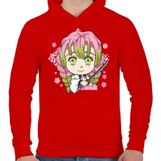 PRINTFASHION DS Mitusri - Férfi kapucnis pulóver - Piros