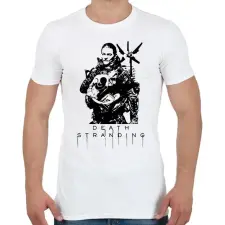 PRINTFASHION DS Porter - Férfi póló - Fehér férfi póló