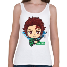 PRINTFASHION DS Tanjiro - Női atléta - Fehér