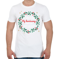 PRINTFASHION Dsida Jenő - Itt van a szép karácsony - Férfi póló - Fehér férfi póló