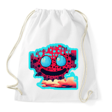 PRINTFASHION DSL Cloud Smiley #1 - Sportzsák, Tornazsák - Fehér tornazsák