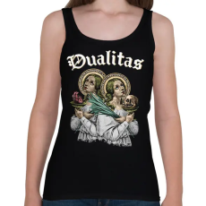 PRINTFASHION Dualitas - Goth Design - Női atléta - Fekete