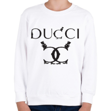 PRINTFASHION ducci.b - Gyerek pulóver - Fehér gyerek pulóver, kardigán