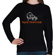 PRINTFASHION Duck (Bud) Spencer - Női pulóver - Fekete