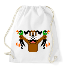 PRINTFASHION Duck hunt - Sportzsák, Tornazsák - Fehér tornazsák