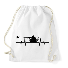 PRINTFASHION Duck Hunter  - Sportzsák, Tornazsák - Fehér tornazsák