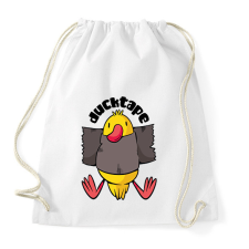 PRINTFASHION Ducktape - Sportzsák, Tornazsák - Fehér tornazsák