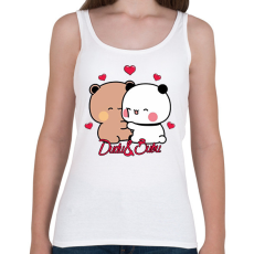 PRINTFASHION dudu&bubu - Női atléta - Fehér