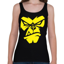 PRINTFASHION Dühös majom - Női atléta - Fekete női trikó