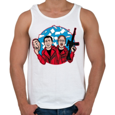 PRINTFASHION Dunder Mifflin - Férfi atléta - Fehér atléta, trikó