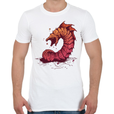 PRINTFASHION Dune - homokféreg - Férfi póló - Fehér
