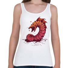 PRINTFASHION Dune - homokféreg - Női atléta - Fehér női trikó