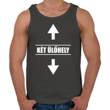 PRINTFASHION Dupla Ülőhely - Férfi atléta - Sötétszürke atléta, trikó