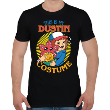 PRINTFASHION Dustin costume - Férfi póló - Fekete férfi póló