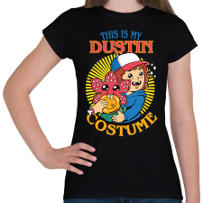 PRINTFASHION Dustin costume - Női póló - Fekete női póló