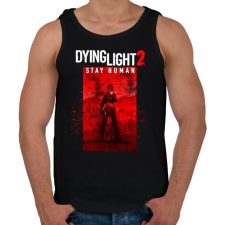 PRINTFASHION Dying Light 2 - Férfi atléta - Fekete atléta, trikó