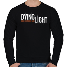 PRINTFASHION DYING LIGHT - Férfi pulóver - Fekete férfi pulóver, kardigán