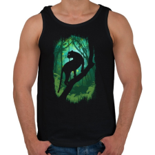 PRINTFASHION Dzsungel könyve - Férfi atléta - Fekete atléta, trikó