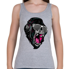 PRINTFASHION Dzsungel Party - Női atléta - Sport szürke női trikó