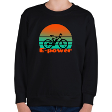 PRINTFASHION E-power - Gyerek pulóver - Fekete gyerek pulóver, kardigán
