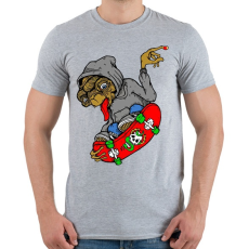 PRINTFASHION E.T. on the board - Férfi póló - Sport szürke