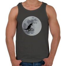 PRINTFASHION E.T.rex - Férfi atléta - Sötétszürke atléta, trikó