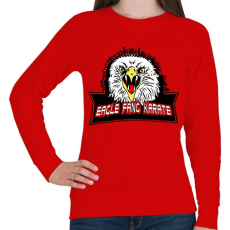 PRINTFASHION Eagle fang karate - Női pulóver - Piros