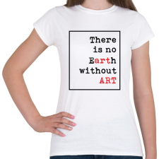 PRINTFASHION eARTh - Női póló - Fehér női póló