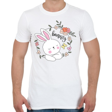 PRINTFASHION Easter Bunny  - Férfi póló - Fehér