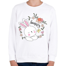 PRINTFASHION Easter Bunny  - Gyerek pulóver - Fehér