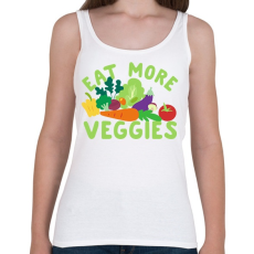 PRINTFASHION Eat healty  - Női atléta - Fehér