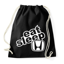 PRINTFASHION Eat Sleep Honda - Sportzsák, Tornazsák - Fekete tornazsák