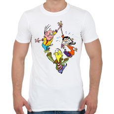 PRINTFASHION Ed Edd Eddy - Férfi póló - Fehér