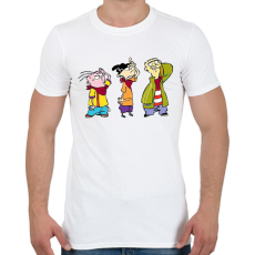 PRINTFASHION Ed Edd Edy - Férfi póló - Fehér