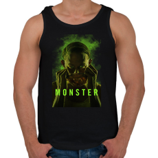 PRINTFASHION Ed Gein Monster - Férfi atléta - Fekete