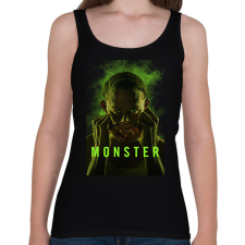 PRINTFASHION Ed Gein Monster - Női atléta - Fekete női trikó