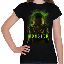 PRINTFASHION Ed Gein Monster - Női póló - Fekete női póló