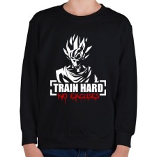 PRINTFASHION Eddz keményen! - Gyerek pulóver - Fekete gyerek pulóver, kardigán