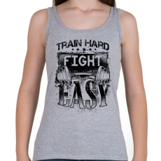 PRINTFASHION Eddz keményen, harcolj könnyedén! - Női atléta - Sport szürke