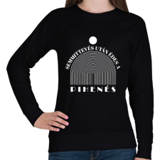 PRINTFASHION Édes a pihenés - Női pulóver - Fekete női pulóver, kardigán