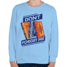 PRINTFASHION Édes emlék - Gyerek pulóver - Világoskék