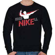 PRINTFASHION EdzeNIKEll - Férfi pulóver - Fekete férfi pulóver, kardigán