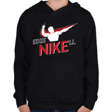 PRINTFASHION EdzeNIKEll - Gyerek kapucnis pulóver - Fekete gyerek pulóver, kardigán