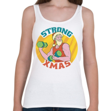 PRINTFASHION Edzős Mikulás - Női atléta - Fehér